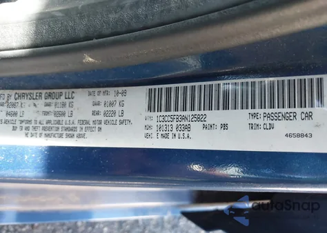 2010 Chrysler Sebring Limited from USA, damaged, VIN 1C3CC5FB3AN125822